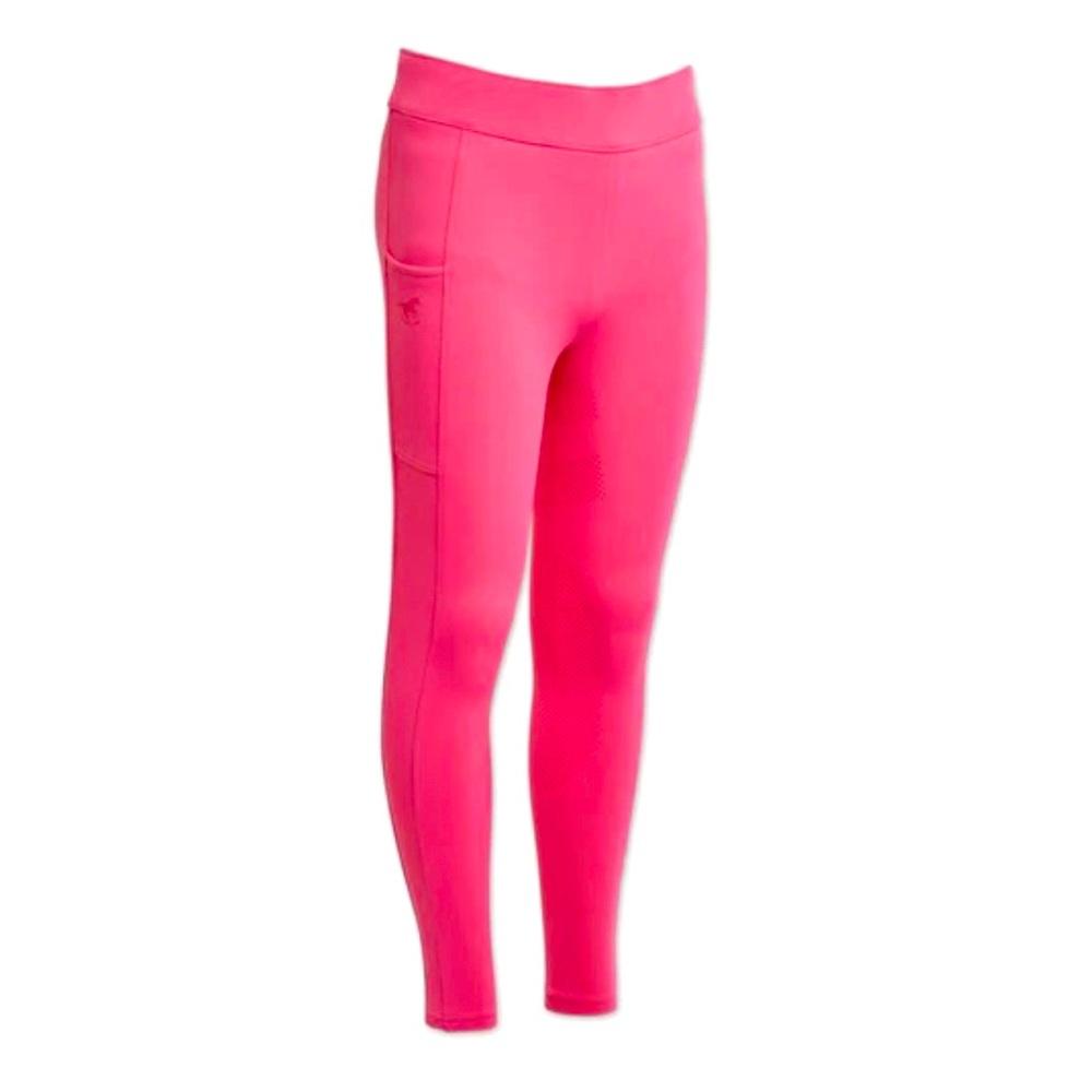 Piper pull on riding breeches pink girls large
